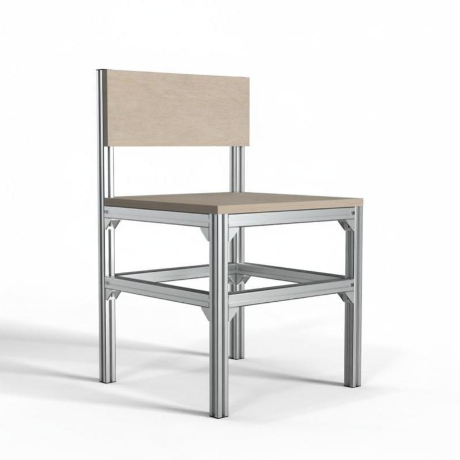 Commercial Kitchen Interior Design - Speckled Panel Chair utilitarian design Commercial