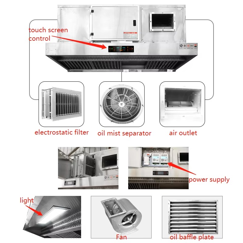 Commercial Customizable Restau - Commercial Kitchen Chimney 评论和价格