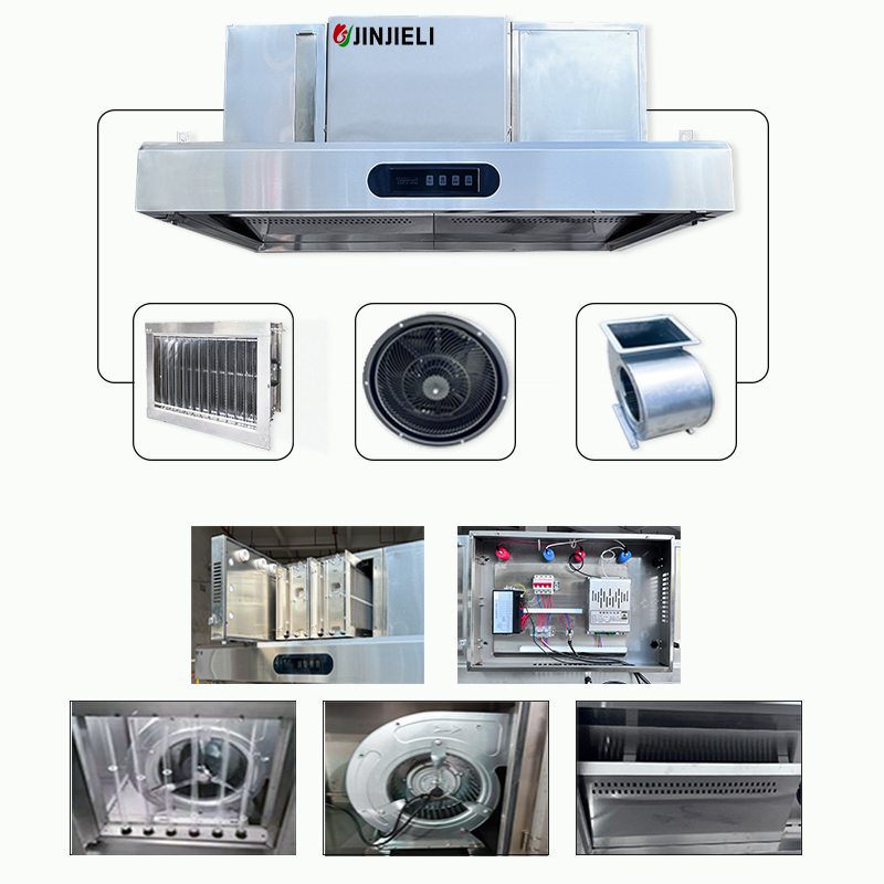 Over 98% Fume Removal Rate Ele - Commercial Kitchen Chimney 评论和价格