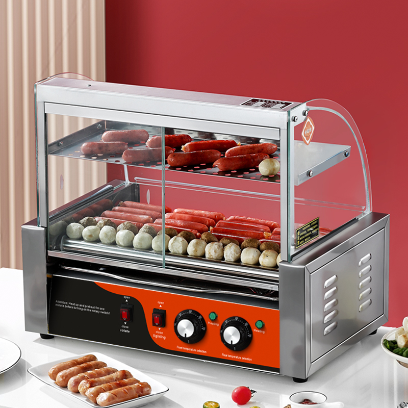 Electric Stainless Steel Hot D - Hot Dog Roller Grill 评论和价格