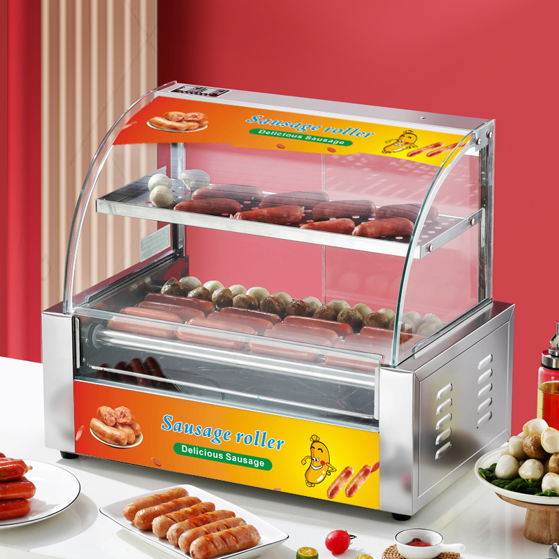 Electric Stainless Steel Hot D - Hot Dog Roller Grill 评论和价格
