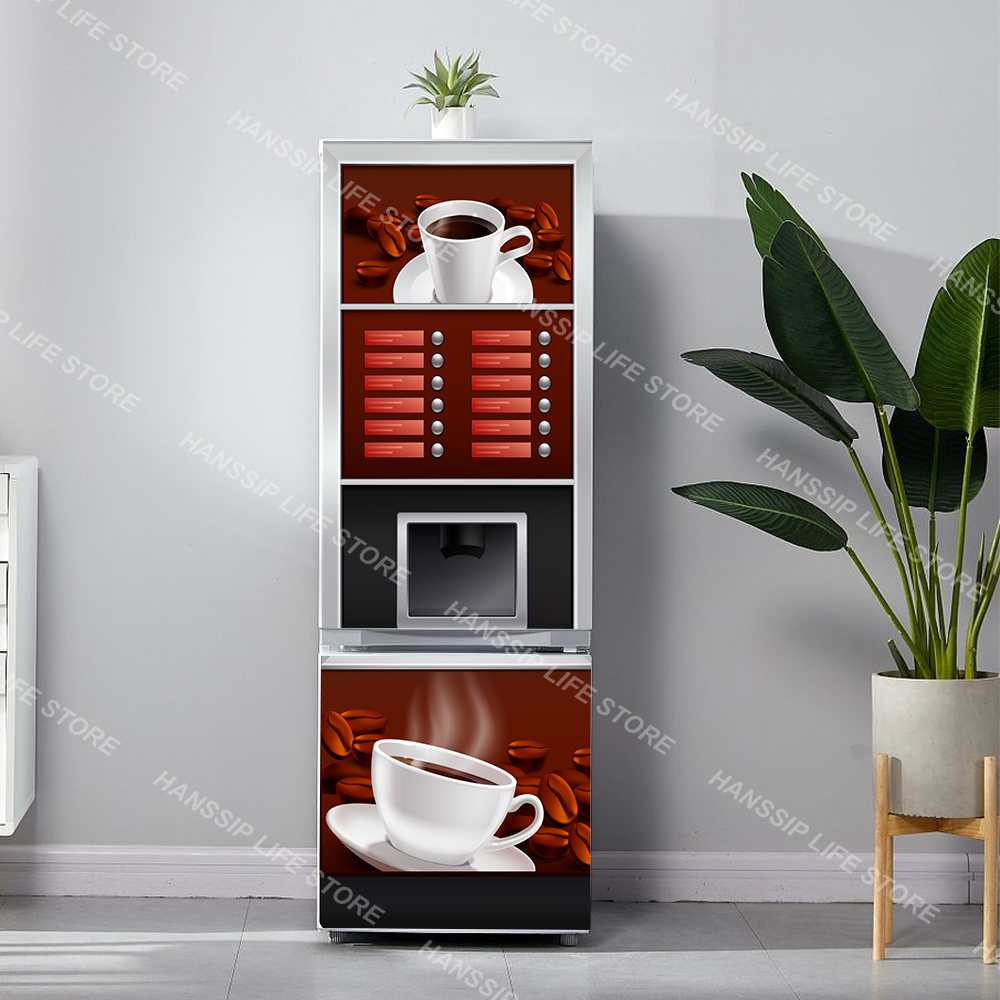 Retro Phone Booth Printed Refr - Commercial Kitchen Wall 评论和价格