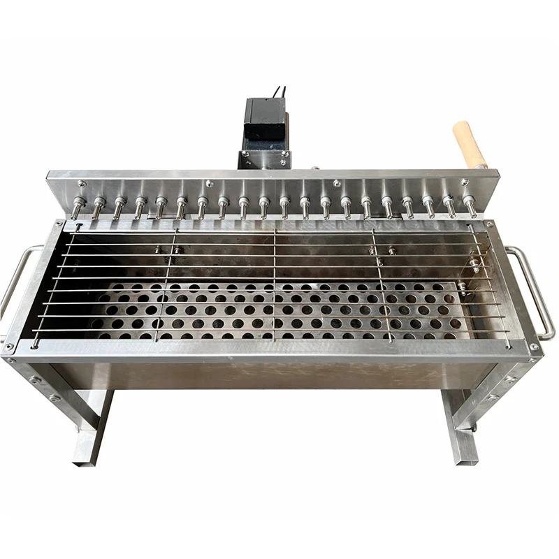 20/40 bamboo skewer grill, ful - Hot Dog Roller Grill 评论和价格