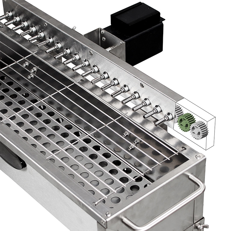 20/40 bamboo skewer grill, ful - Hot Dog Roller Grill 评论和价格
