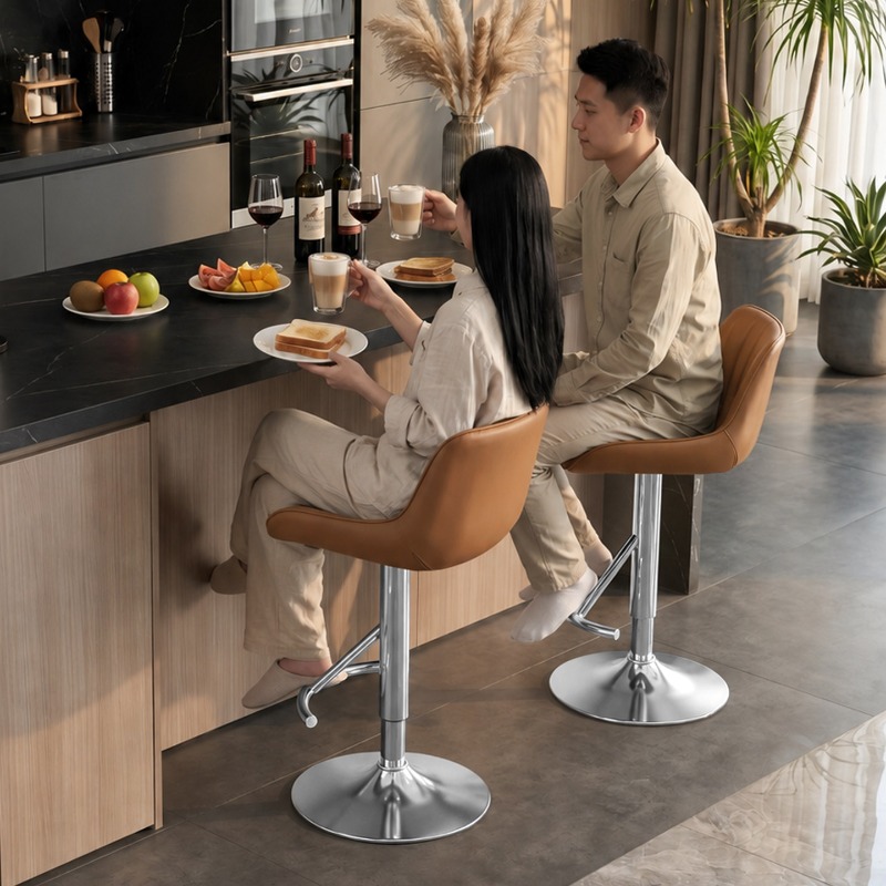 Wooden Elegant High Bar Chair  - Commercial Kitchen Interior Design 评论和价格