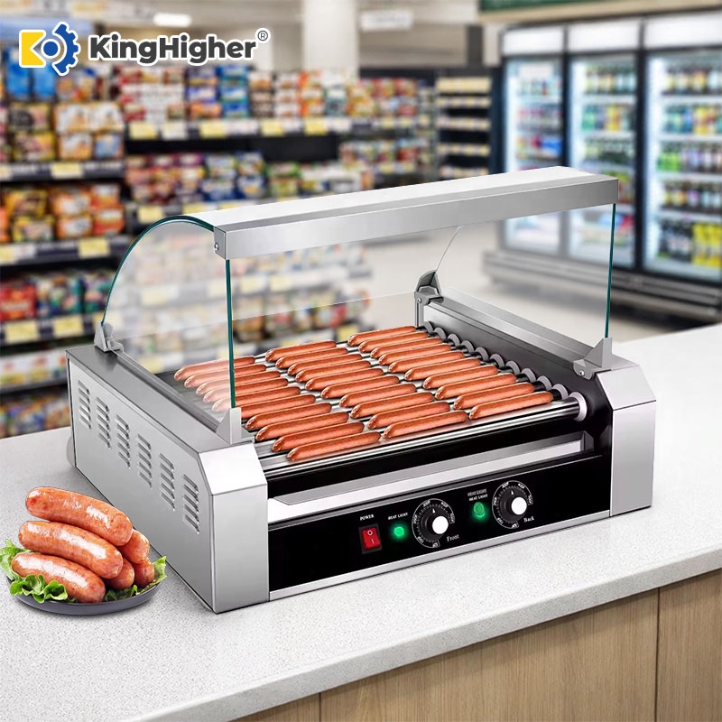 New Commercial Hot Dog 11 Roll - Hot Dog Roller Grill 评论和价格