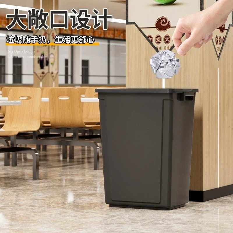 100L Large Open Top Trash Can  - Commercial Kitchen Garbage Can 评论和价格