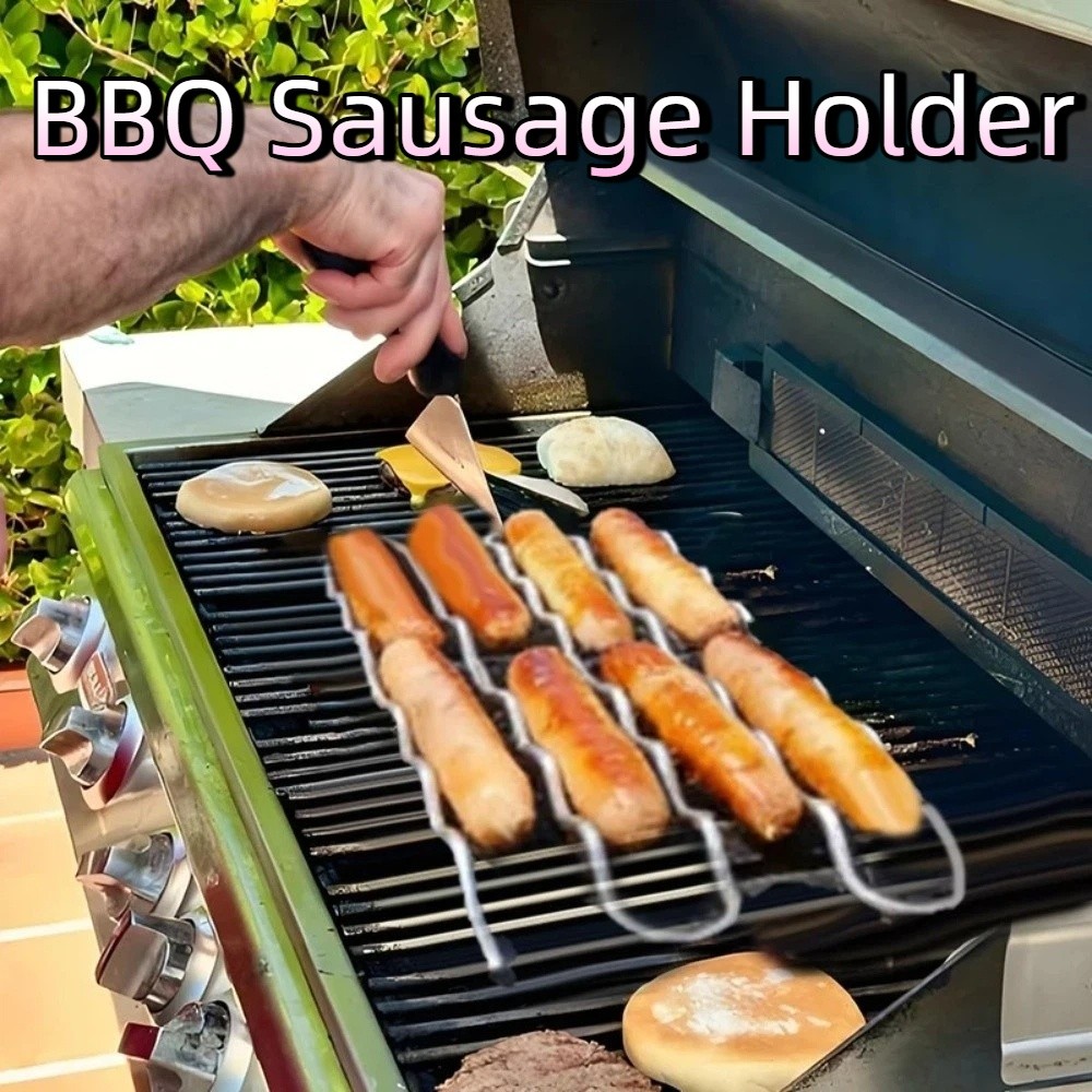 Stainless Steel BBQ Sausage Ro - Hot Dog Roller Grill 评论和价格