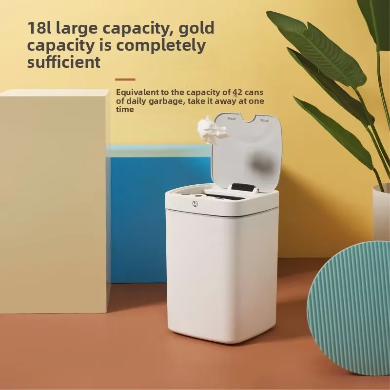 Square Smart Plastic Trash Can - Commercial Kitchen Garbage Can 评论和价格
