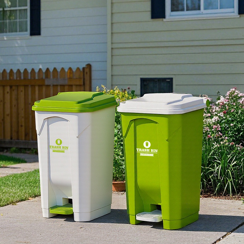 Large Outdoor Step Trash Can,  - Commercial Kitchen Garbage Can 评论和价格