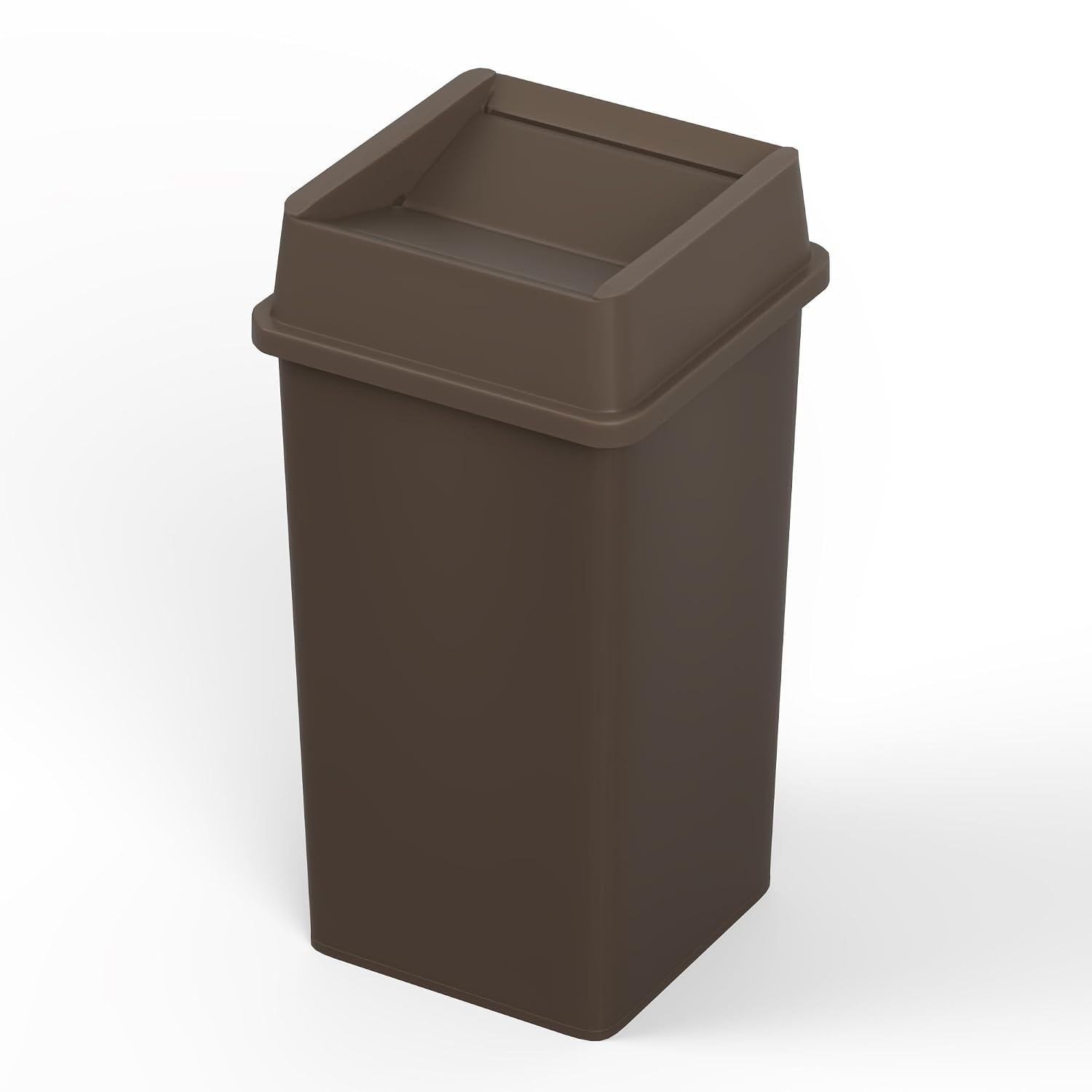 35 Gallon Brown Square Commerc - Commercial Kitchen Garbage Can 评论和价格