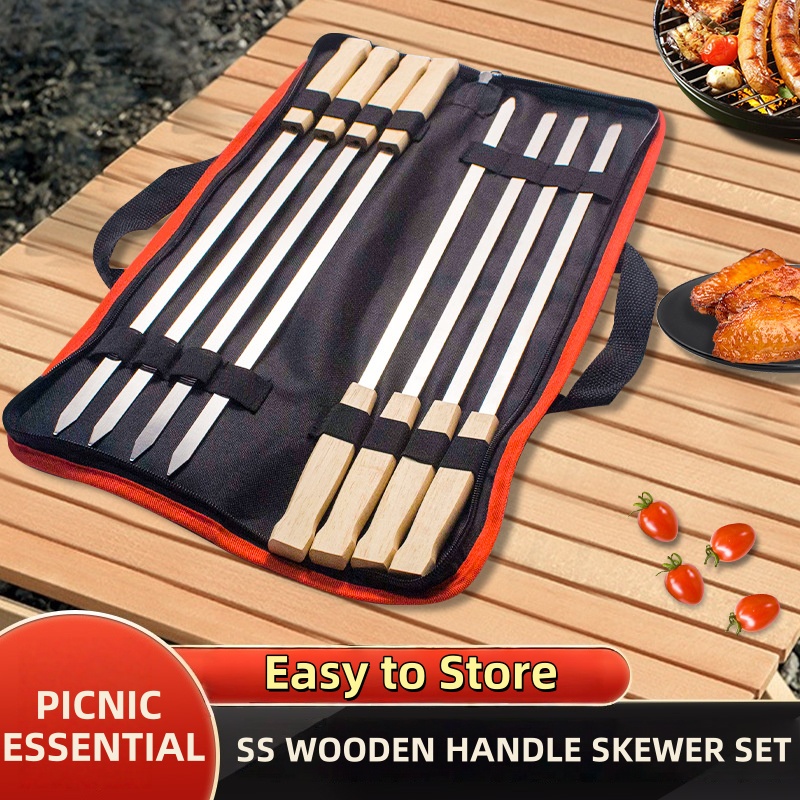 6/8pcs Kabab Koobideh Skewers  - Hot Dog Roller Grill 评论和价格