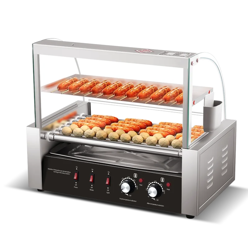 Commercial Stainless Steel Hot - Hot Dog Roller Grill 评论和价格