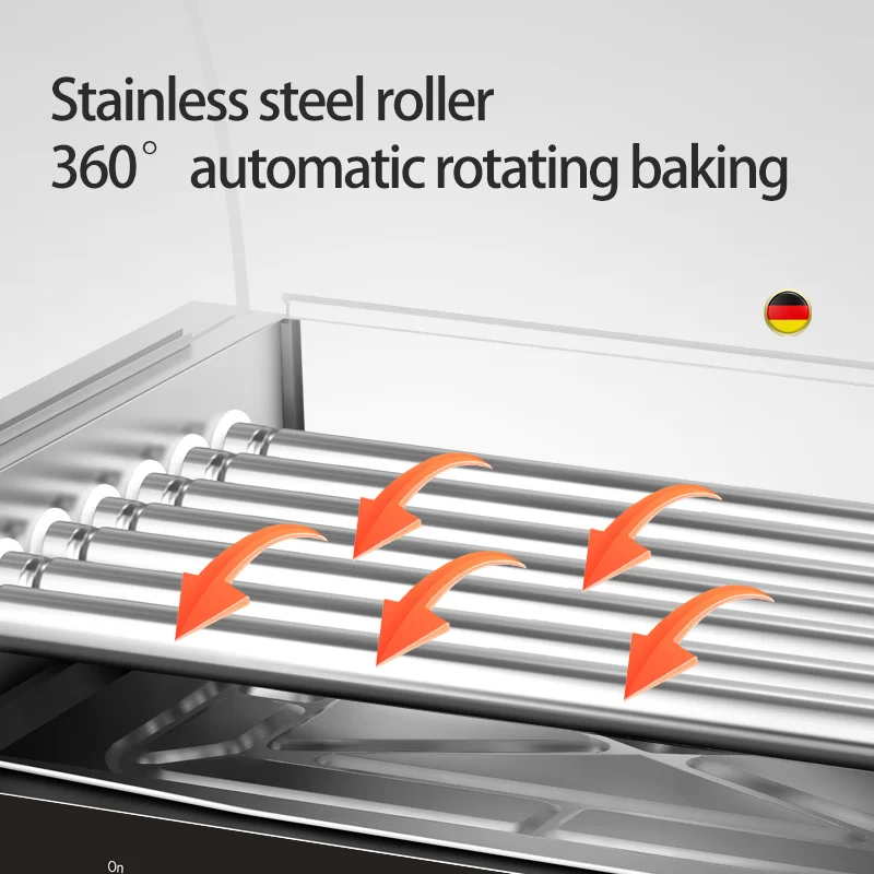 Commercial Stainless Steel Hot - Hot Dog Roller Grill 评论和价格